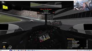 iRacing B Fixed IndyCar Series from Gateway 81724 Too Many Cautions [upl. by Mad]