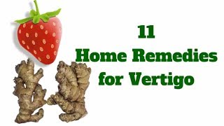 Vertigo Exercises  Home Remedies for Vertigo [upl. by Einner]