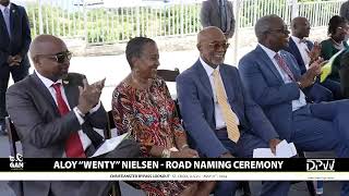 Aloy quotWentyquot Nielsen Road Naming Ceremony [upl. by Arta891]