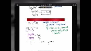 Alg2 Honors E 6A Solve Exp Eqns [upl. by Antebi]