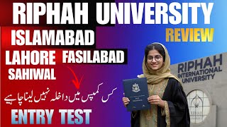 Riphah international University Islamabad Review  RIU Lahore  All Campuses  Admission Guidance [upl. by Aicemed]