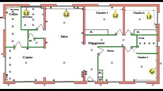 PLAN INSTALLATION ELECTRIQUE COMMENT FAIRE [upl. by Gitel694]