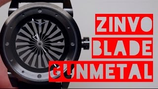 ZINVO BLADE GUNMETAL MENS WATCH REVIEW [upl. by Manon]