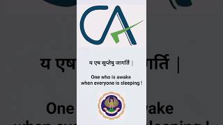 Ya Aesh Supteshu Gagruti  icai motto song icai ca shorts [upl. by Dav]