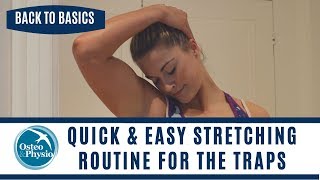 How to stretch the trapezius muscles properly [upl. by Auqenahs]