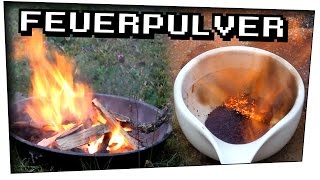 Feuerpulver aus Zucker herstellen Zucker  Kaliumpermanganat  Techtastisch 26 [upl. by Aliekat]