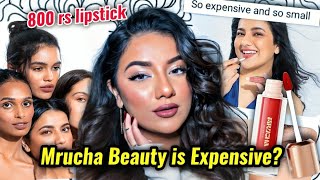 MRUNAL PANCHAL SELLING SMALL BOTTLE OF LIPSTICK FOR RS 800 IS MRUCHA BEAUTY AFFORDABLE [upl. by Croner]