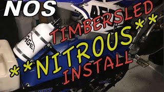 Timbersled Nitrous amp Intake Setup  14 YZ450f [upl. by Aieken]