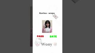 Pass or date Kpop idol ver kpop fyp viralshorts wonnies Heartz4meli [upl. by Chrisy]