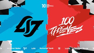 CLG vs 100  Week 4 Day 2  LCS Summer Split  Counter Logic Gaming vs 100 Thieves 2022 [upl. by Kaylyn873]