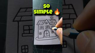 house Drawing Trends for Beginners art shorts viralvideo [upl. by Peednama]