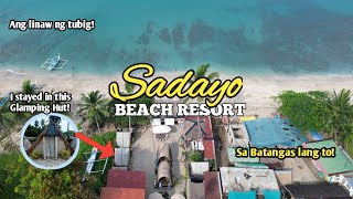 Hidden Gem in Bauan Batangas  Sadayo Beach Resort  RenzCraig [upl. by Tudela]