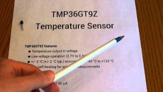 TMP36 Temperature Sensor for Raspberry Pi and Arduino [upl. by Jeuz]