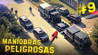 Persecuciones policiales Maniobras peligrosas 9 [upl. by Icyac429]