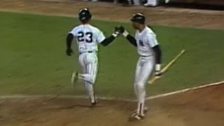 Mattingly hits insidethepark home run [upl. by Esirehs]