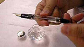 Pilot 823 Custom Fountain Pen Refilling Process [upl. by Ferrel737]