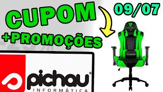 CUPOM DE DESCONTO PICHAU JULHO 2024 CUPOM PICHAU E OFERTAS EM CADEIRA GAMER HOJE 09072024 [upl. by Yllut]