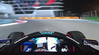 Nicholas Latifi 2021 Abu Dhabi Crash Recreation [upl. by Bashemath686]