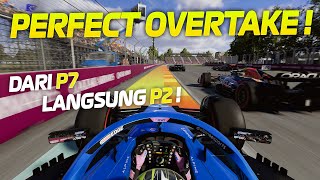 Nyobain Racing Line Terlarang di F1 23   F1 23 Career 21 [upl. by Nolahs250]