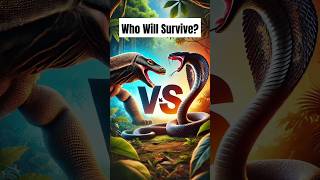 Komodo Dragon vs Snake Who Wins This Epic Showdown [upl. by Gad663]