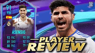 91 END OF AN ERA ASENSIO PLAYER REVIEW PREMIUM SBC  META  FIFA 23 ULTIMATE TEAM [upl. by Hudson384]