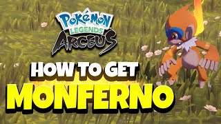 How To Get Monferno in the Wild in Pokemon Legends Arceus [upl. by Enilegna935]