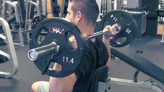 Behind the Neck Press The quotFORGOTTENquot Barbell Shoulder Exercise [upl. by Acimad]