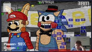 fnas mm gameplay 2 five nights at sonics maniac mania [upl. by Schiro]