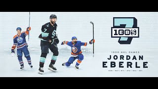 Jordan Eberle The Road to 1000 NHL Games [upl. by Tab]