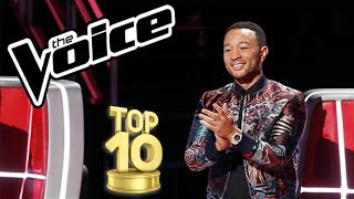 THE VOICE USA TOP 10 MALE BLIND AUDITIONS OF ALL TIME [upl. by Idnyc]