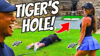 HOLE IN ONE On TIGER WOODS INSANE 1000000 Hole [upl. by Haleehs151]