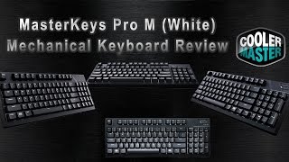 Cooler Master MasterKeys Pro M White LED [upl. by Lesig]