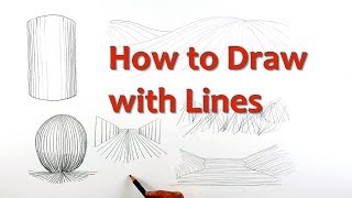 Beginners Drawing Discover how Line can Energise your Drawing Positively  PART 2 [upl. by Zerline]