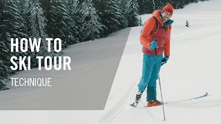 How to Ski Tour  11 Technique  Tutorial  DYNAFIT [upl. by Ackley]