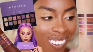 ABH Norvina Palette Watch This Review First  Jackie Aina [upl. by Kremer558]