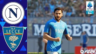 Napoli vs Lecce  Serie A 202425 9° Giornata  EA Sports FC 2024 [upl. by Mungovan]