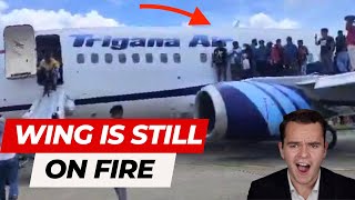 Airliner Evacuation Gone WRONG [upl. by Ebonee]