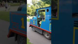 thomas the tank engine ride on train at Walton gardens warrington [upl. by Alih]