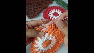 Crochet pattern design very beautiful share ideascrochetdisignflower [upl. by Atenek]