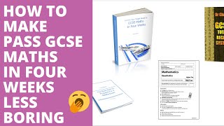 How To Make Pass GCSE Maths In Four Weeks Less Boring 🥱 3 Tips [upl. by Babb]