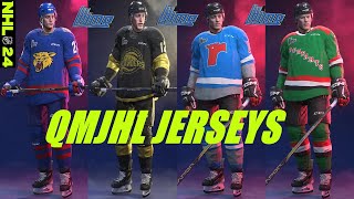 QMJHL JERSEYS  NHL 24 [upl. by Tyrrell]