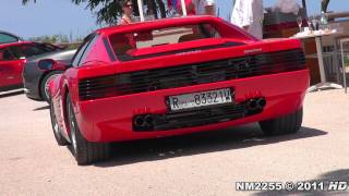 Decatted Ferrari Testarossa INSANE Sound  Redline Revs and Acceleration [upl. by Tsirhc]