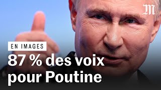 En Russie la réélection de Vladimir Poutine sans surprise [upl. by Amin]