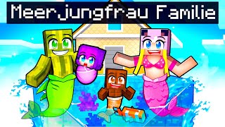 Wir HABEN eine MEERJUNGFRAU FAMILIE 🌸 Minecraft [upl. by Nailliw481]