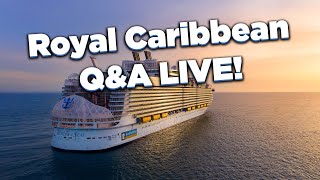 Royal Caribbean QampA LIVE [upl. by Katushka]