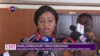 140000 was spent to fly Adwoa Safo on a private jet for elevy vote  Ablakwa alleges [upl. by Eidurt]