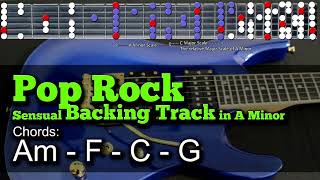 Sensual Pop Rock Backing Track Jam in A Minor [upl. by Atteroc750]