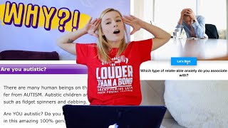 Taking OFFENSIVE mental health Buzzfeed quizzes [upl. by Sefton]