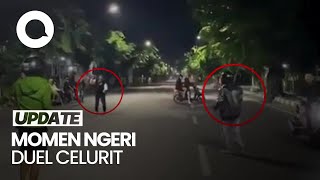 Video Aksi Duel Celurit di Semarang Satu Orang Buron [upl. by Sarkaria]