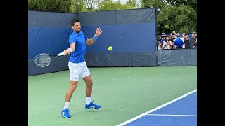 Djokovic Practice Session Cincinnati 2023 [upl. by Bracci524]